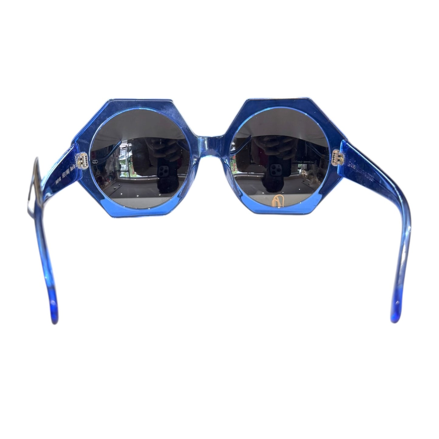 Oliver Goldsmith Blue Sky Octagonal Sunglasses