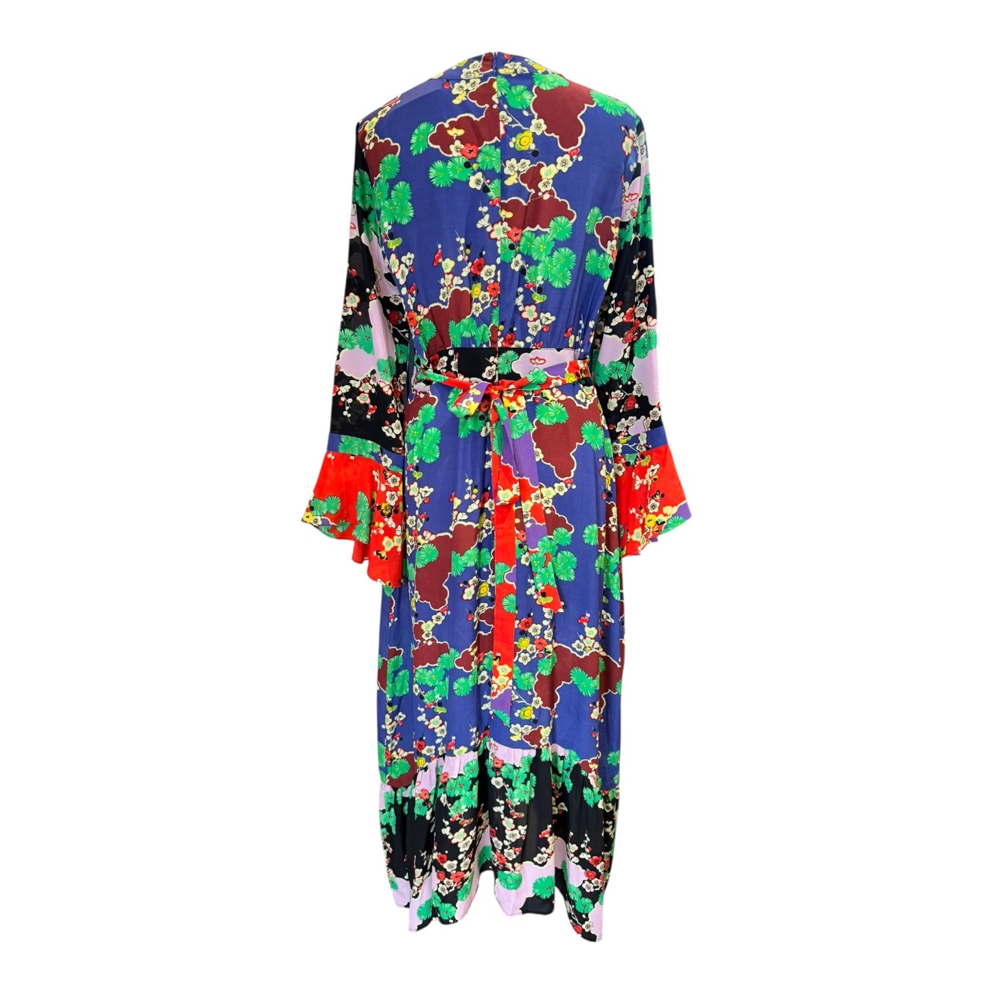 Rixo Chrissy Silk Patterned Dress - 12