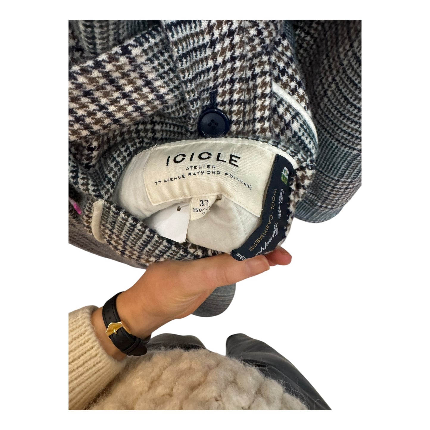 Icicle Wool and Cashmere Reversible Coat - 10