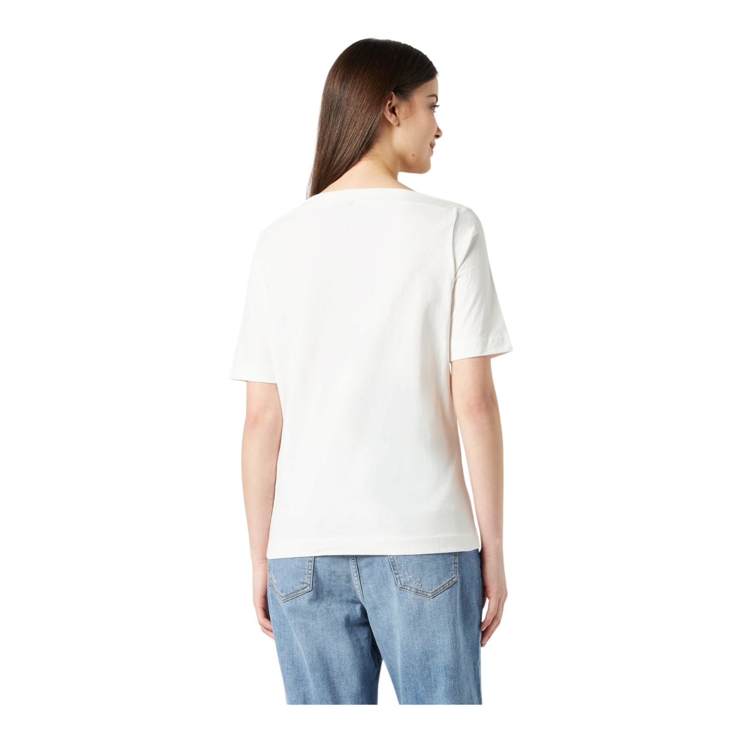 Liu Jo White T Shirt with Star Embellishment - 12 - NEW