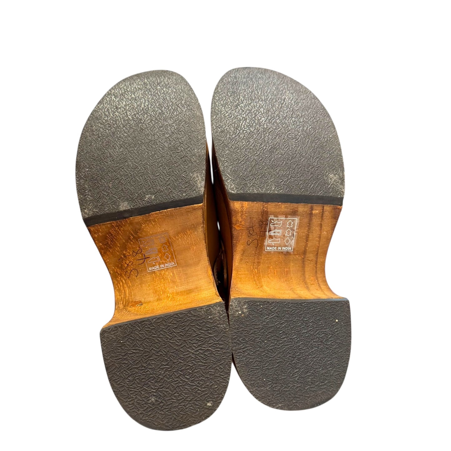 Osprey Brown Leather Clogs - 5
