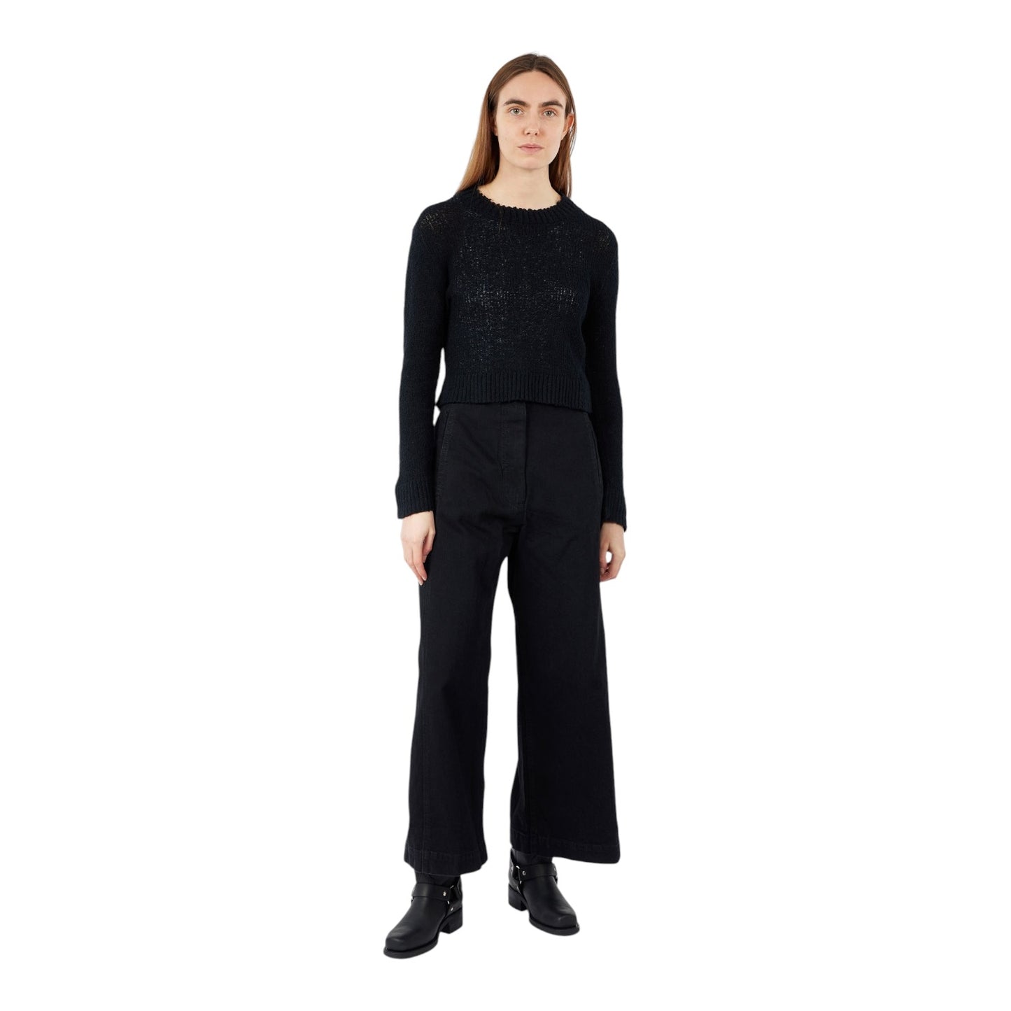 Rachel Comey Black Cotton Barca Pullover - 8/10