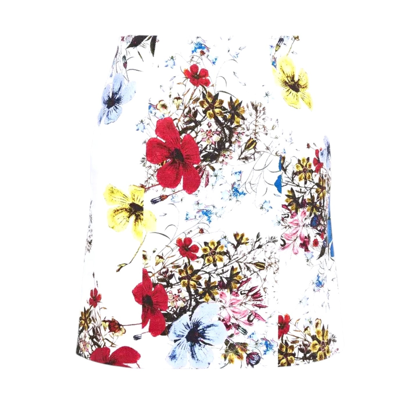 Erdem Adele Floral Canvas Mini Skirt - 12