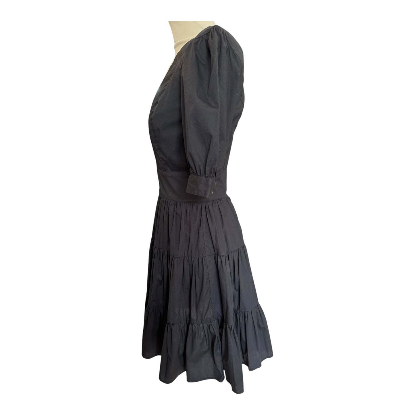Michael Kors Black Puff Sleeve Mini Dress - 6/8