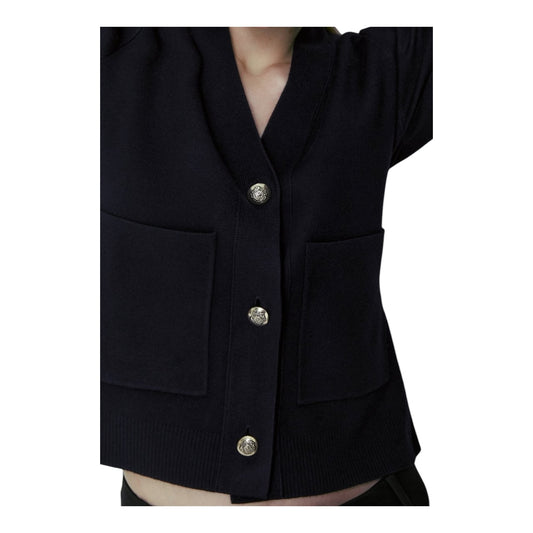 Massimo Dutti Navy Cardigan - 10