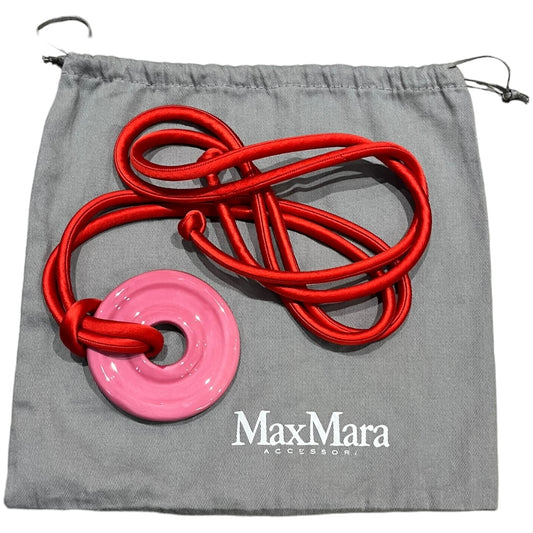 Max Mara Red and Pink Belt