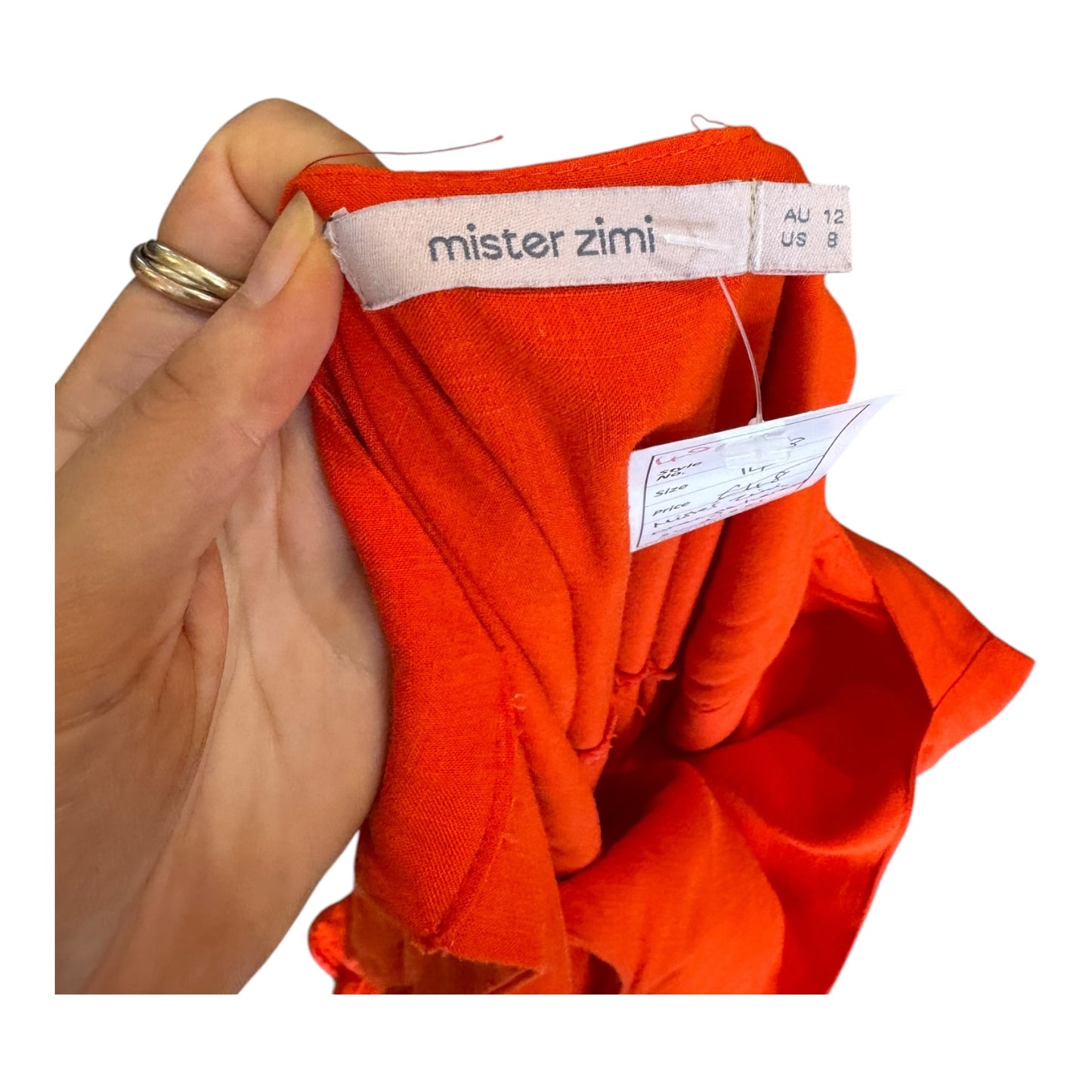 Mister Zimi Orange Maxi Dress - 14