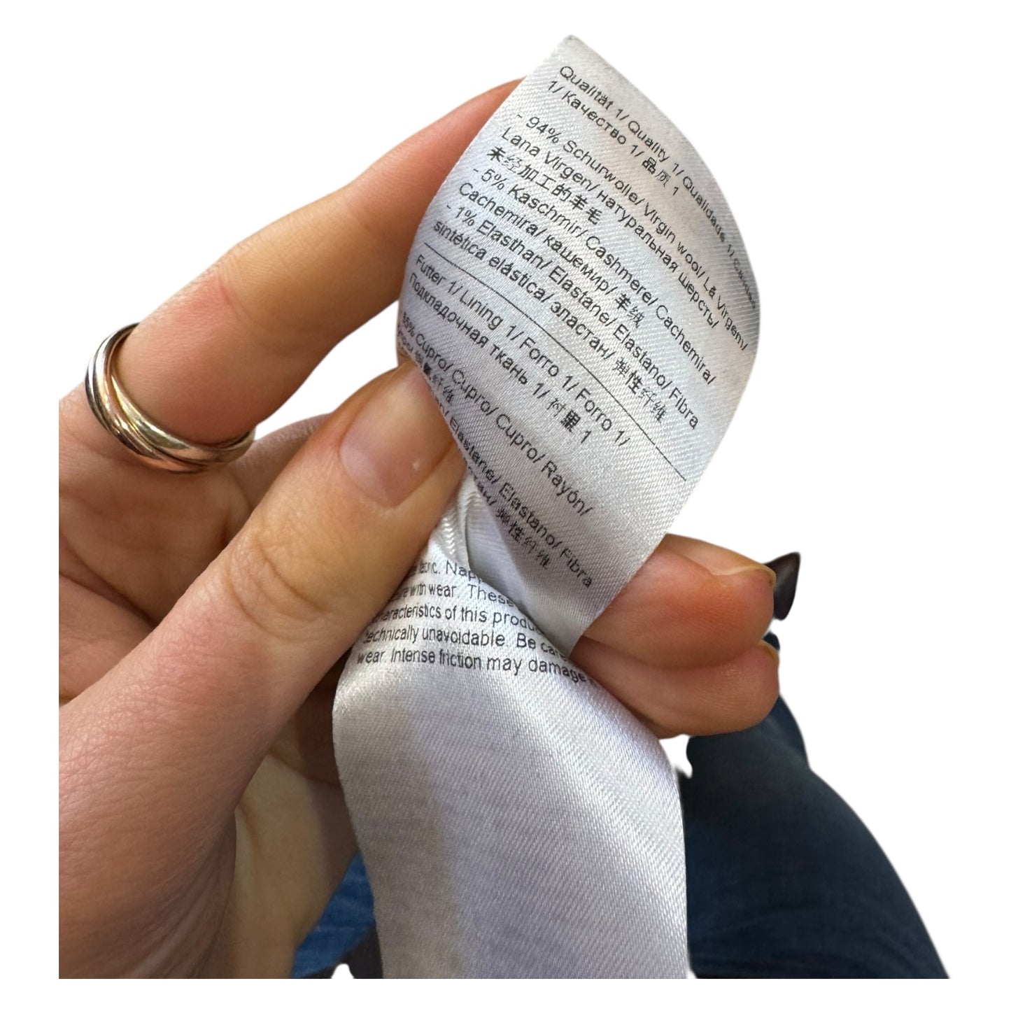 Escada Grey Wool and Cashmere Trousers - 12