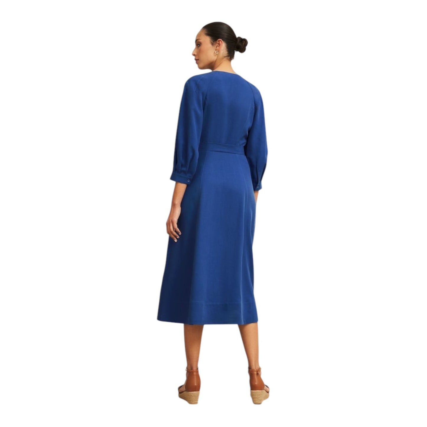 Hobbs Blue Una Dress - 14 - NEW