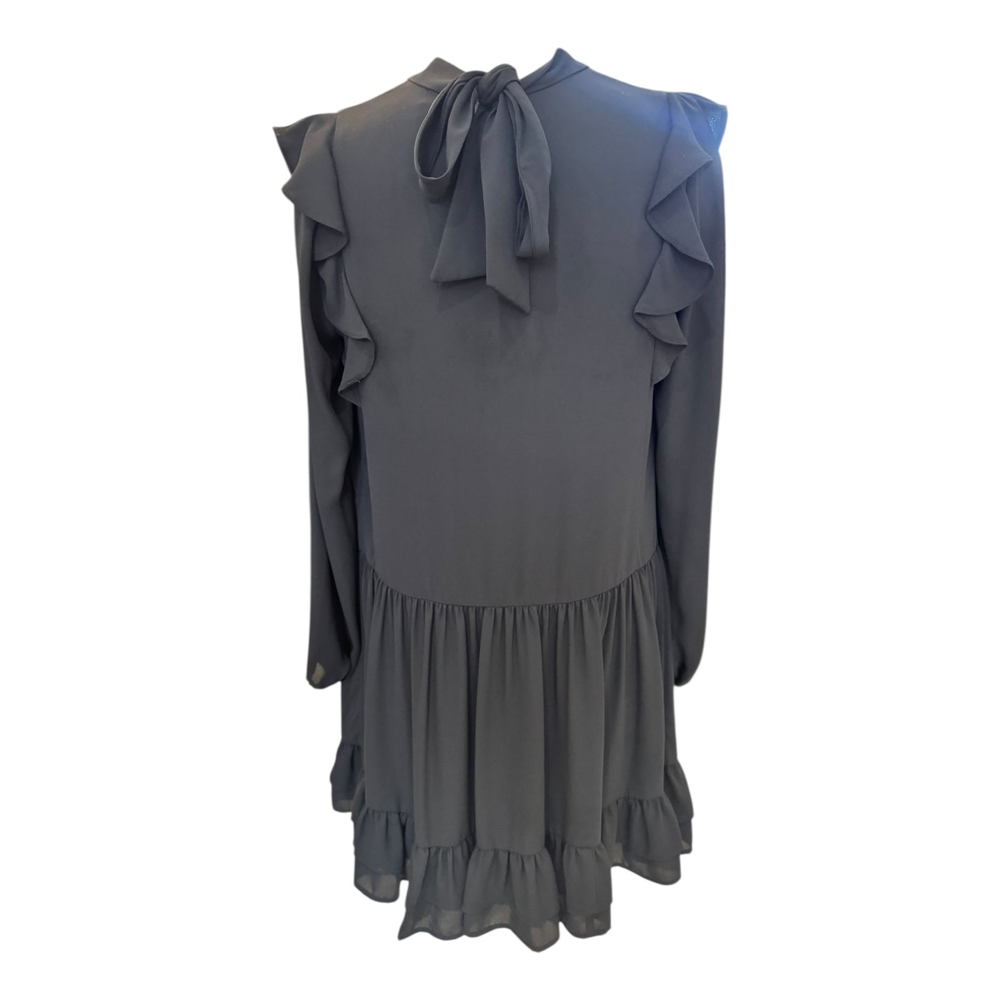 Claudie Pierlot Black Chiffon Dress - 10