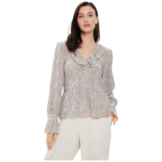 Karen by Simonsen Gold Sequin Top - 10