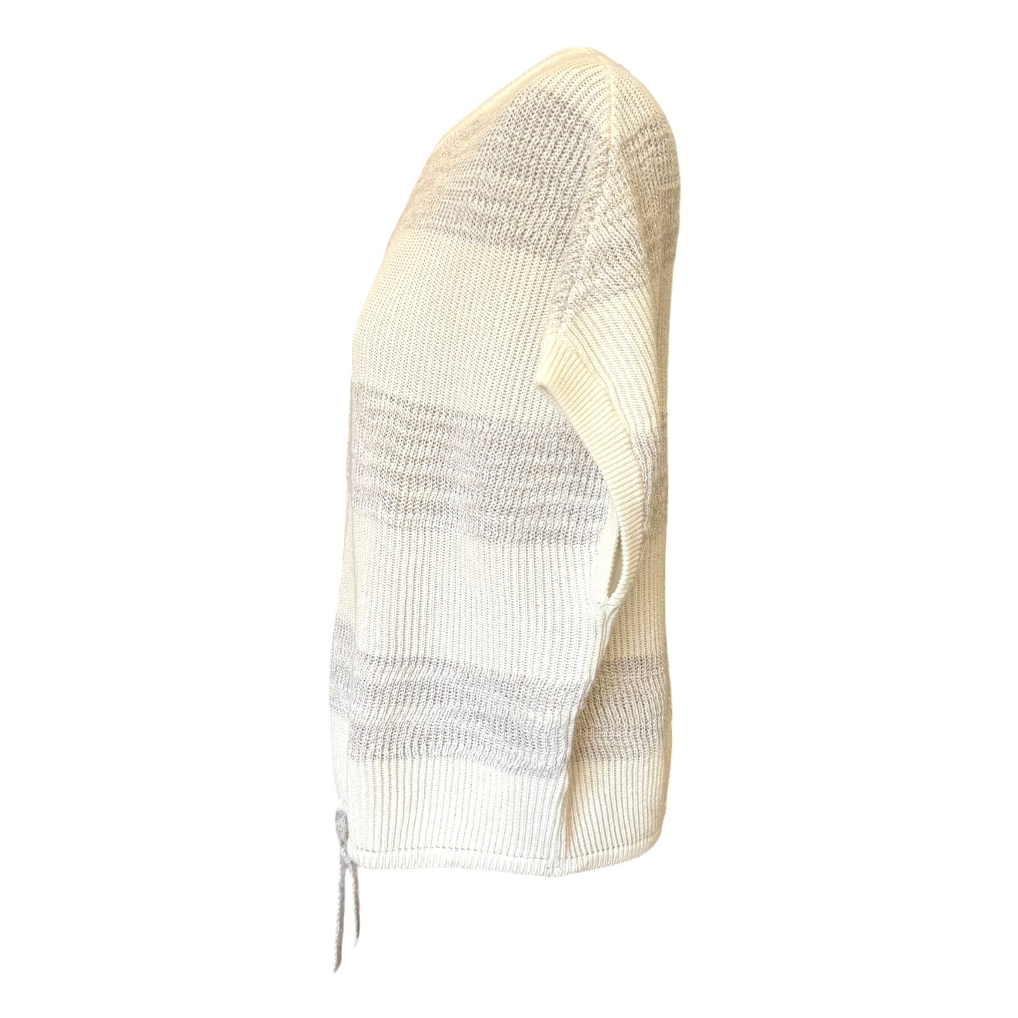 Fabiana Filippi White and Silver Sweater Vest - 12