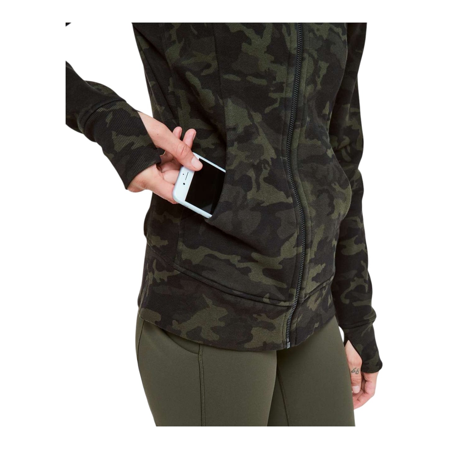 Lulu Lemon Camo Scuba Hoodie IV - 10 - NEW