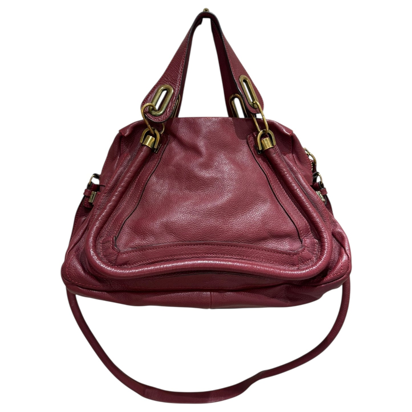 Chloé Paraty 2Way Bag in Brick Red
