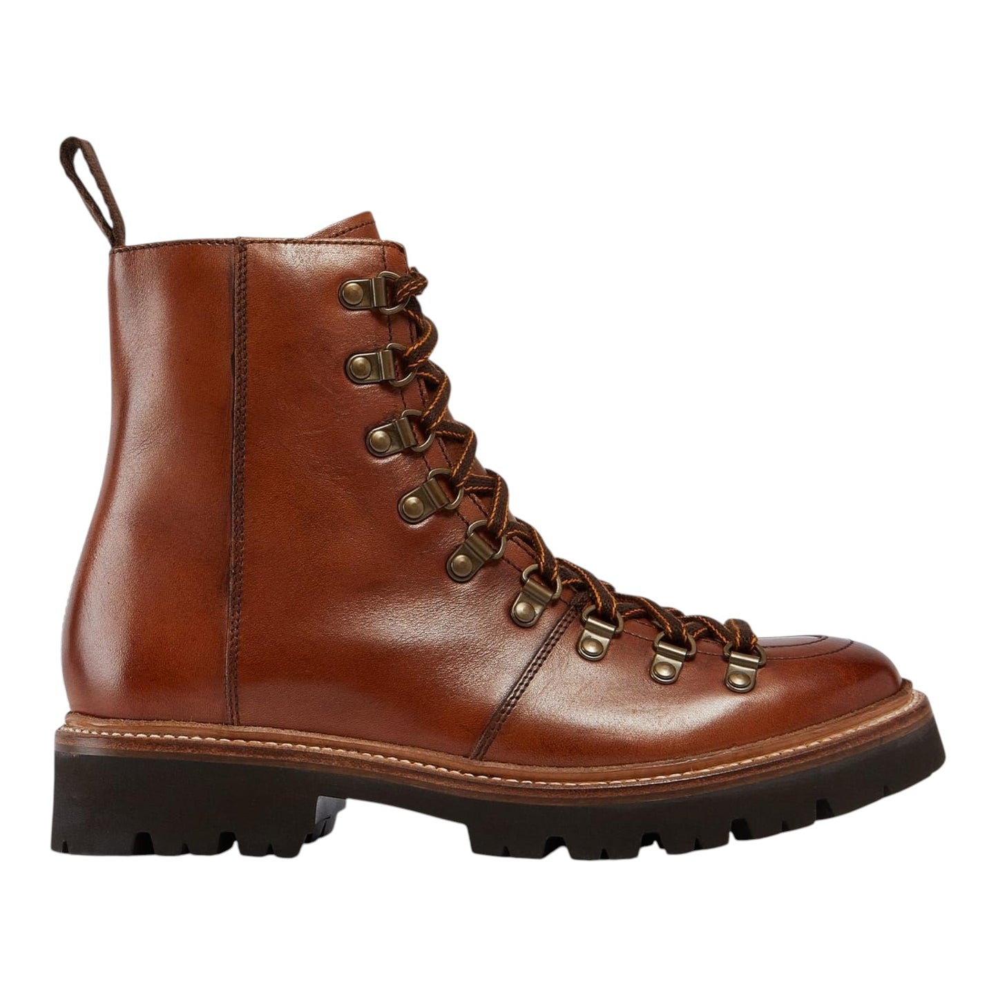 Grenson Nanette Hand Painted Leather Hiking Style Boots - 38/5