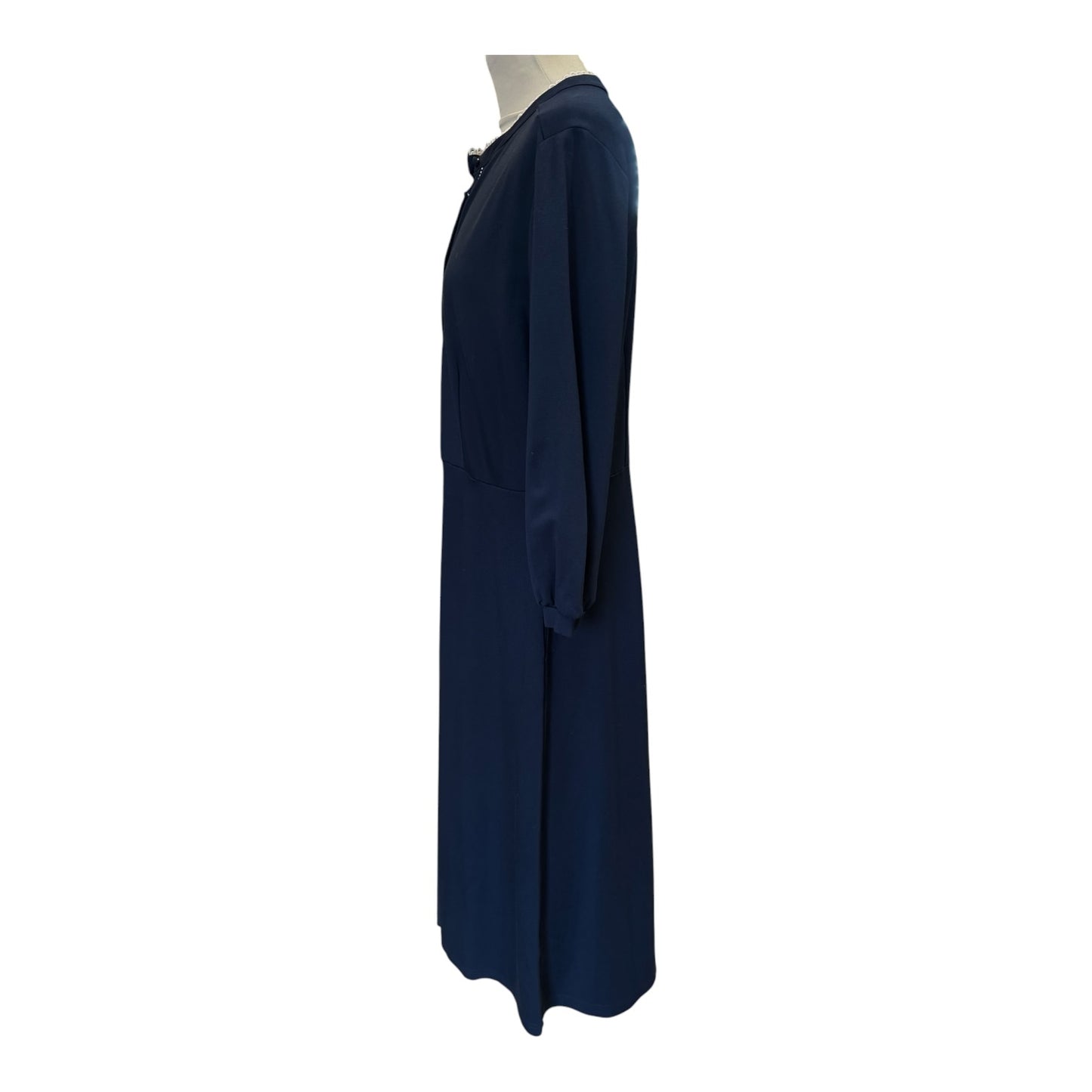 Wyse Navy Midi Dress - 14/16