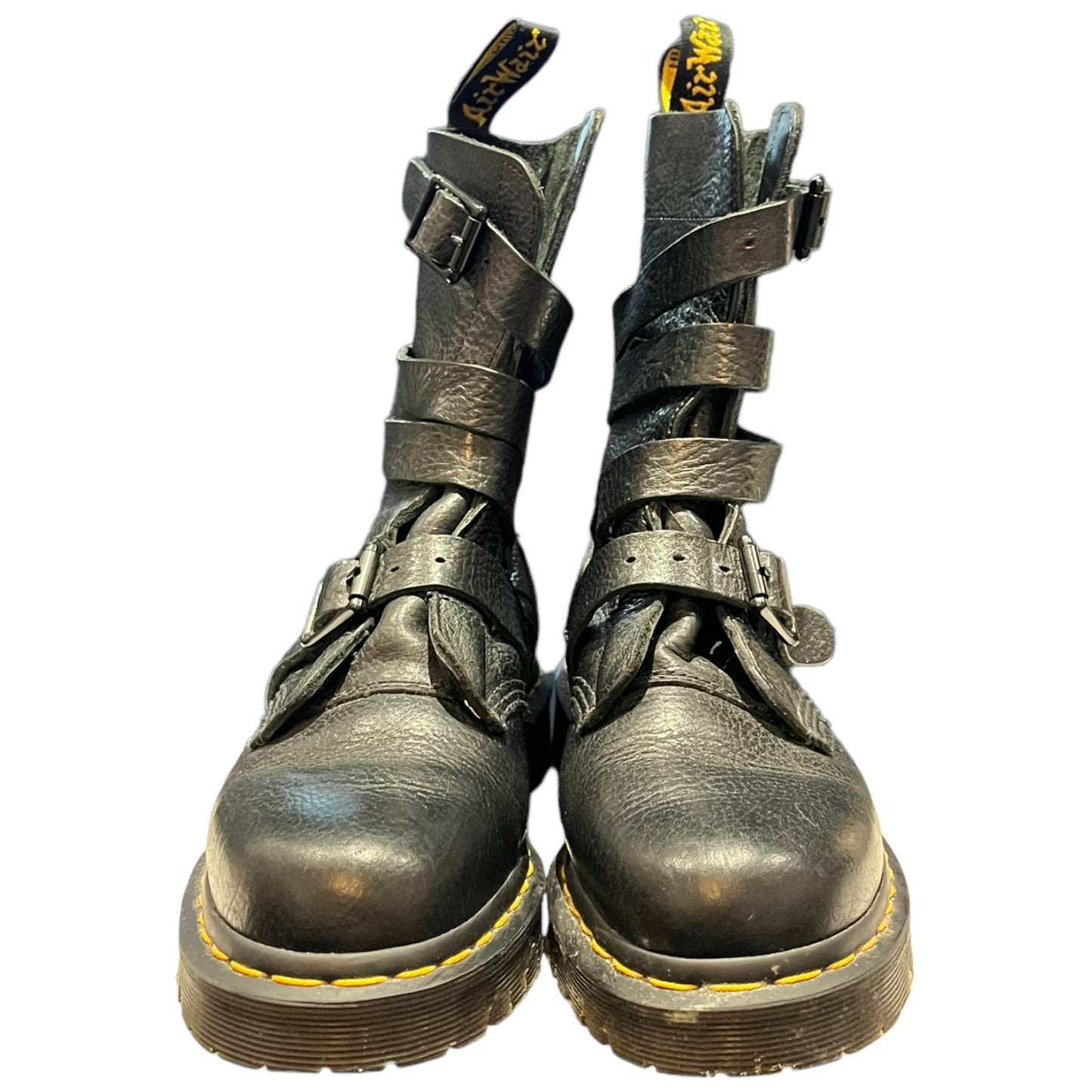 Dr Martens Black Biker Boots