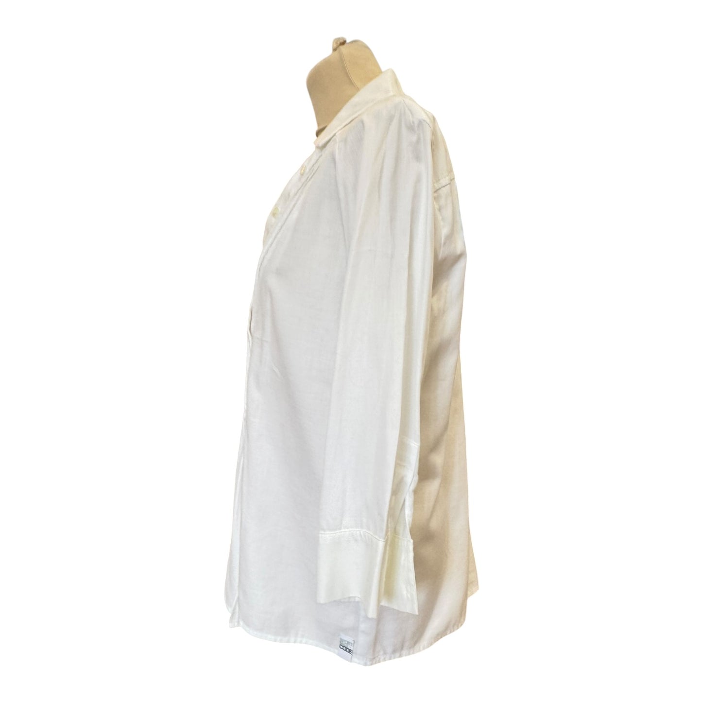 Sportmax White Pleat Shirt - 12