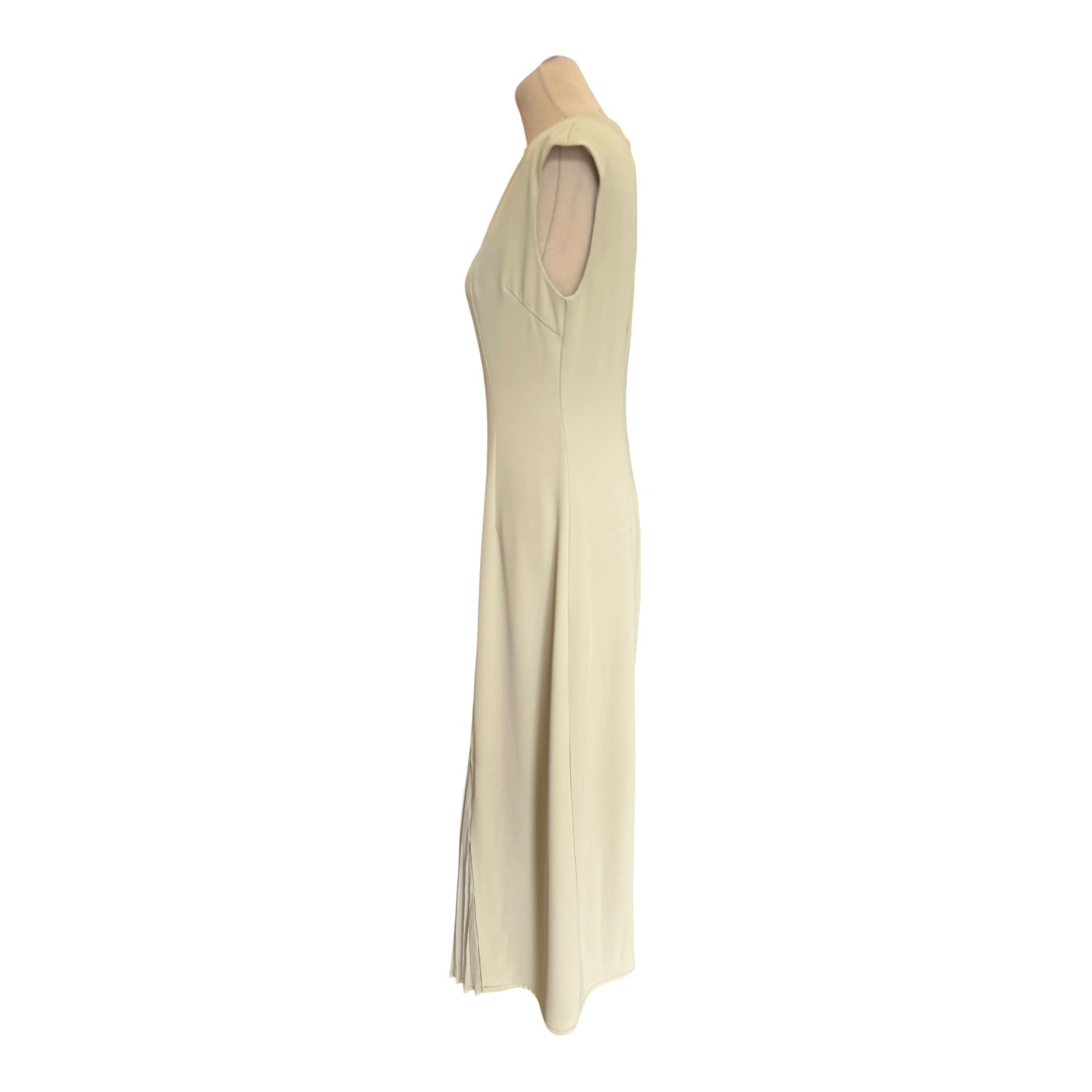 Six Stories Elena Cap Sleeve Pleated Maxi Dress Pistachio - 10
