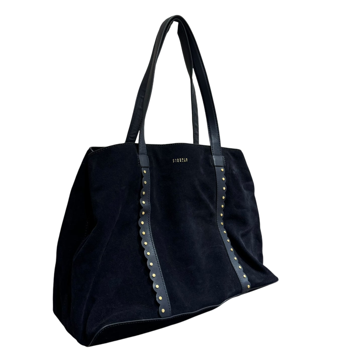 Claudie Pierlot Navy Suede Bag