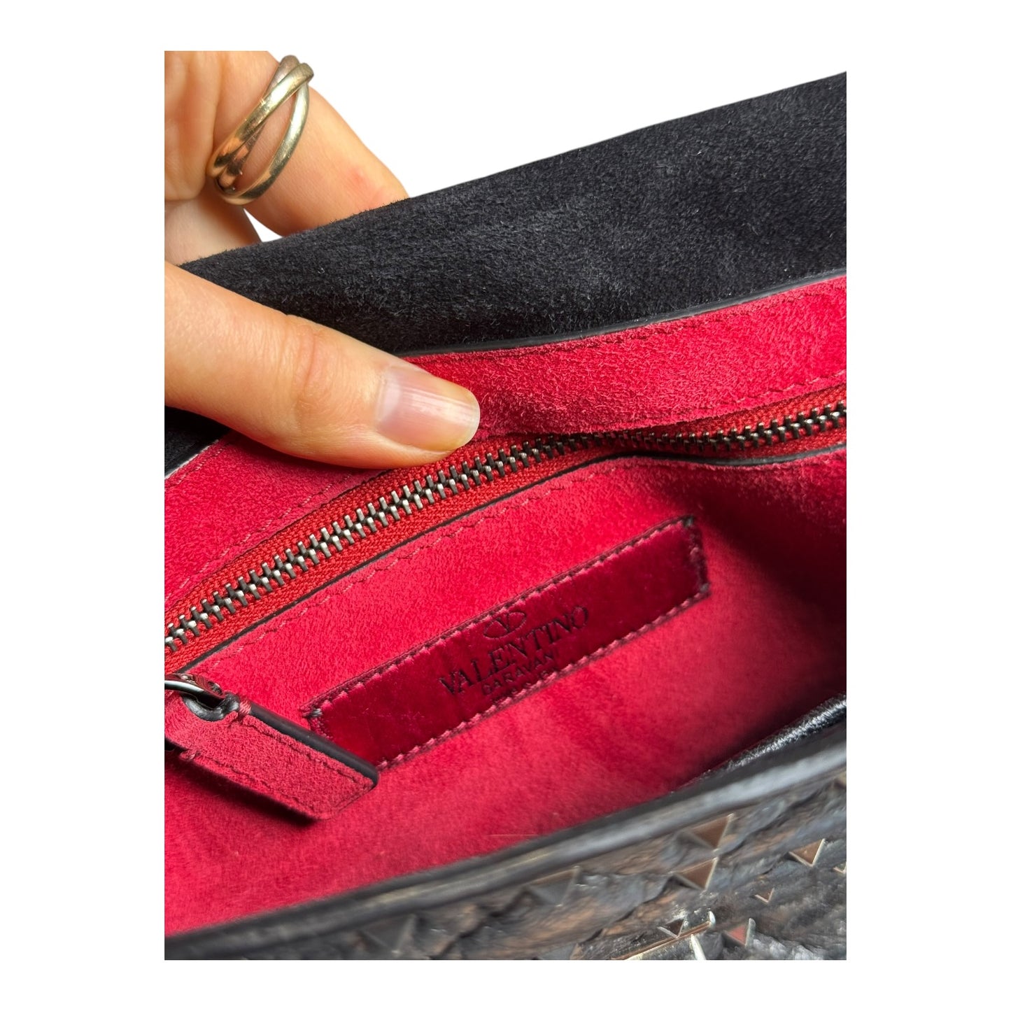Valentino Garavani Black Rockstud Bag