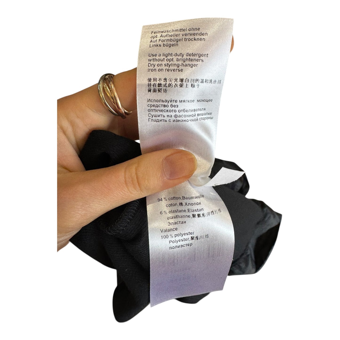 Marc Cain Black Drop Waist Dress - 8