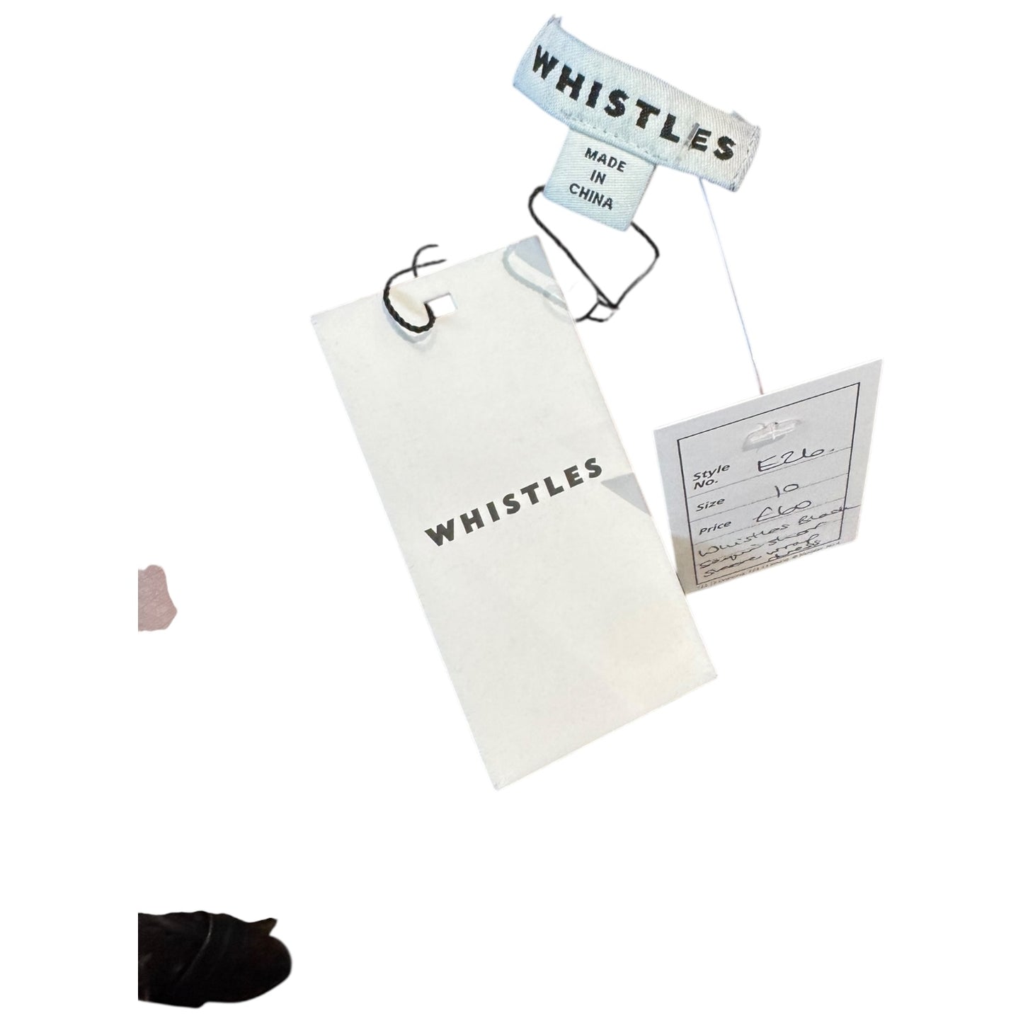 Whistles Black Sequin Wrap Dress - 10 - NEW