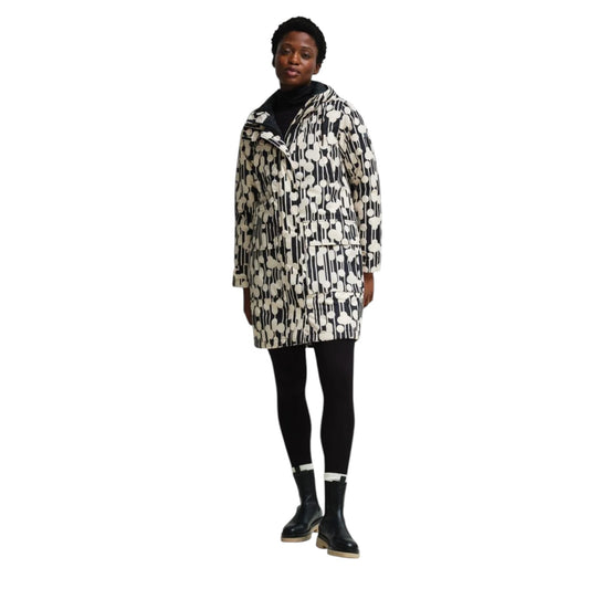 Orla Kiely Cream and Navy Rain Coat - 14