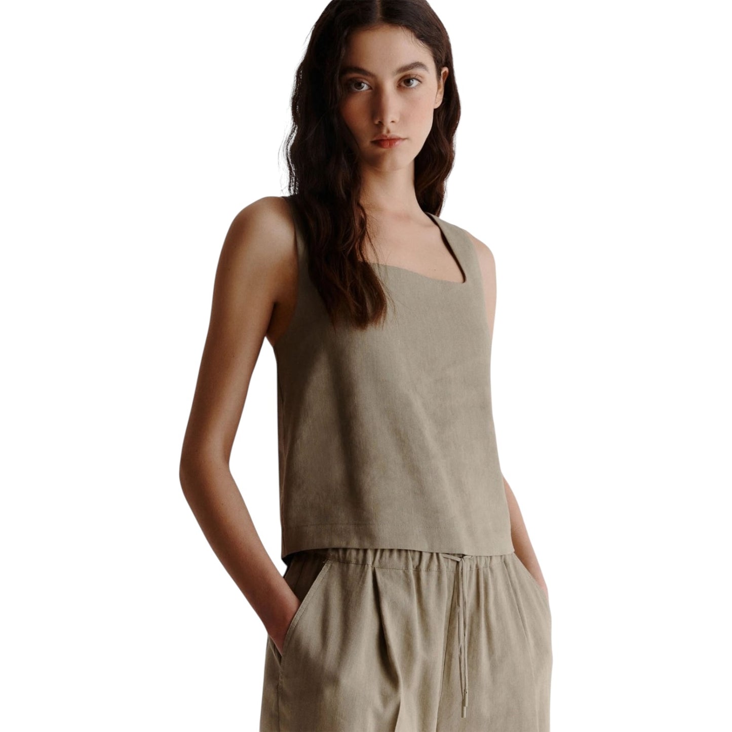 Marella Monochrome Linen Blend Two Piece - 12