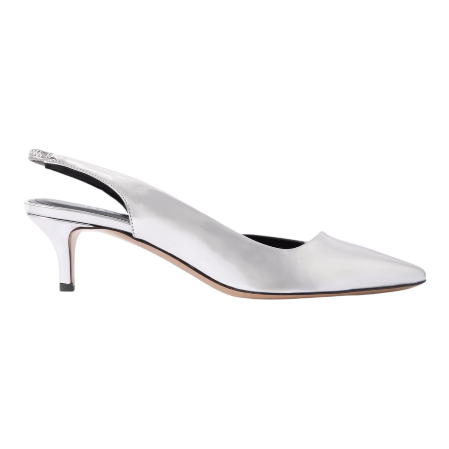 Isabel Marant Piery Mirrored Leather Slingback Pumps - 37/4