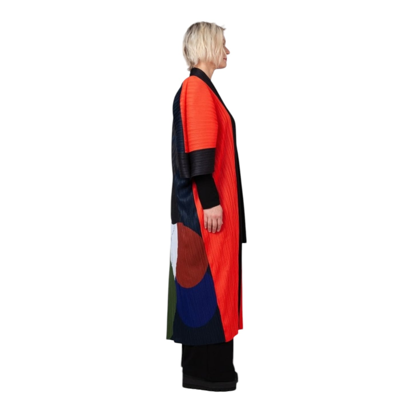Thanny Pleated Dress and Kimono Jacket - 8/10/12