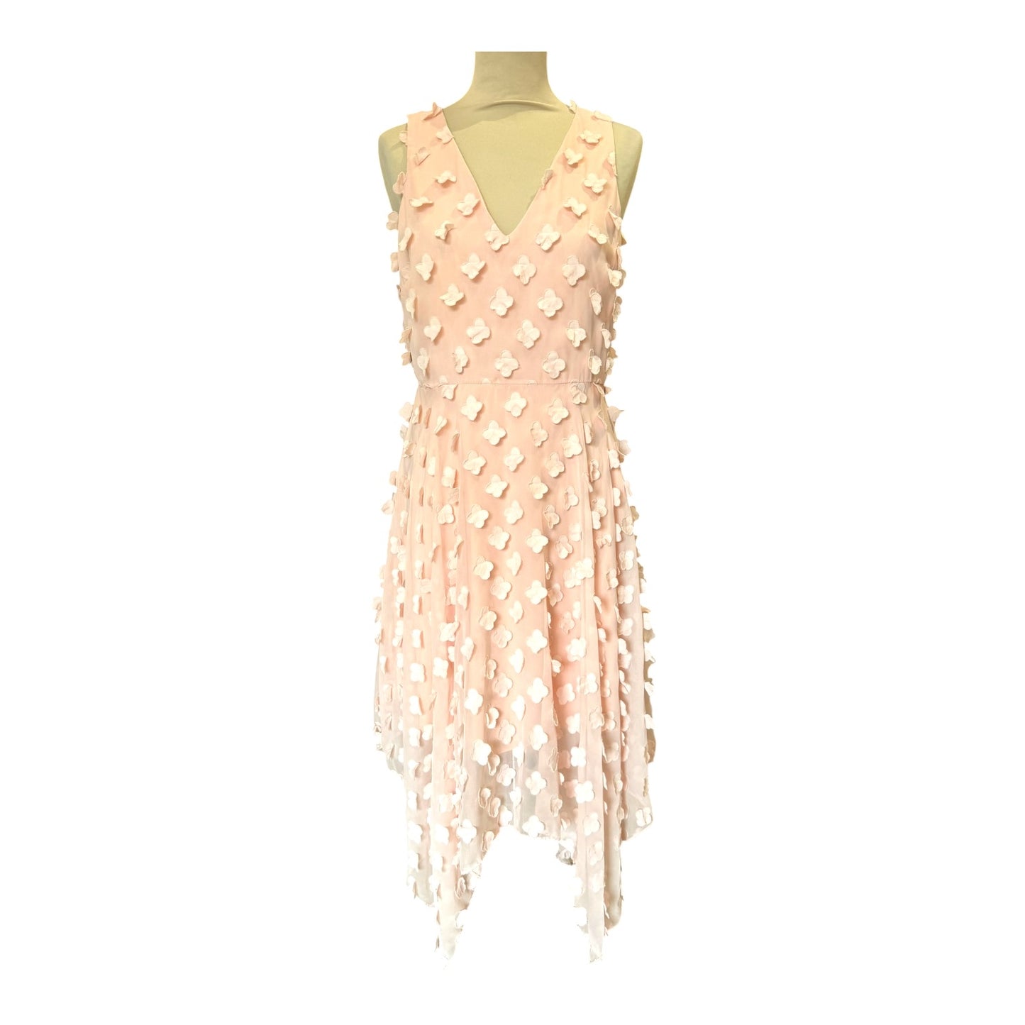 Kensie Pale Pink Floral Dress - 10