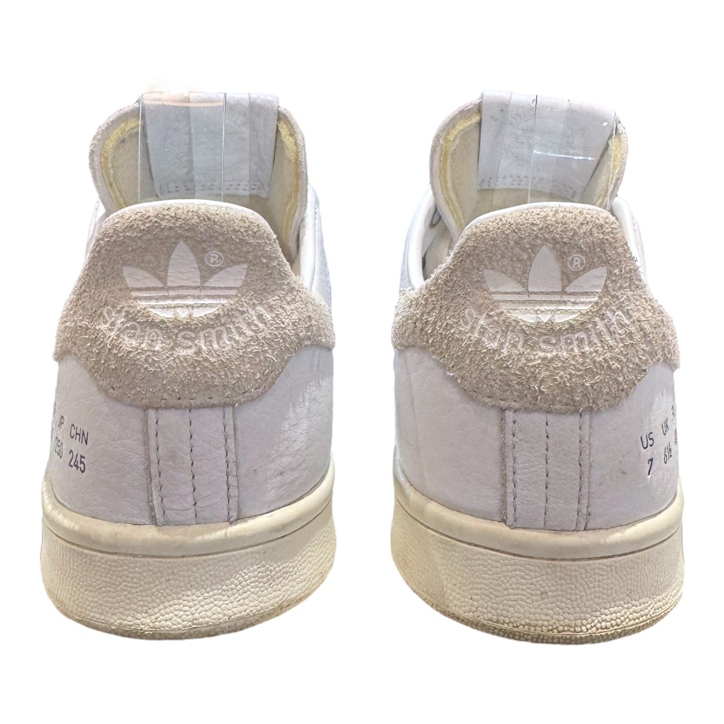 Adidas Stan Smith Size Tag Premium Shoes Fy0040 Crystal White - 6.5