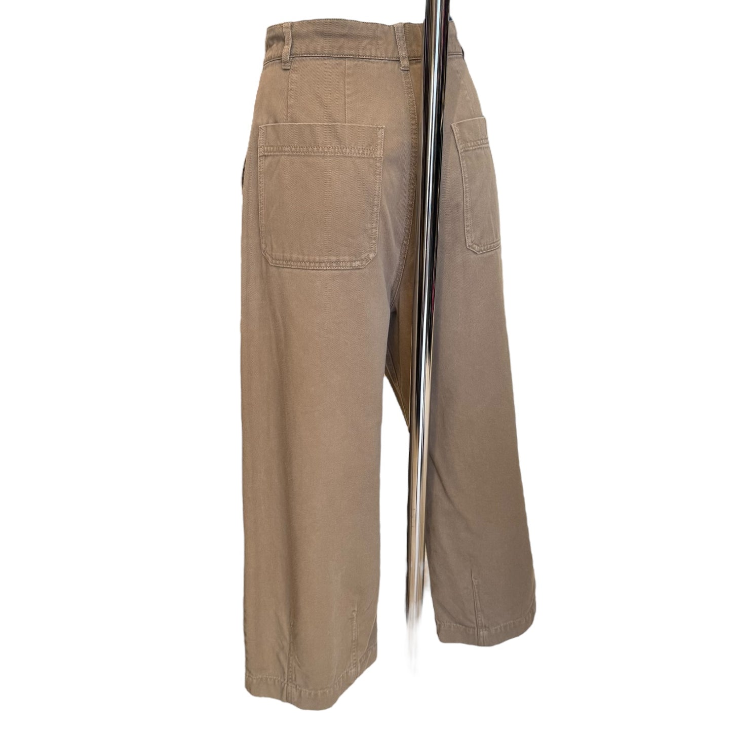 Weekend Max Mara Camel Barrel Leg Trousers - 12