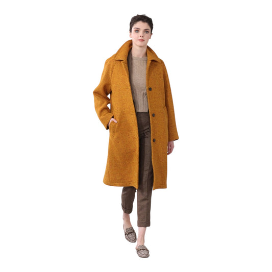 Magee 'Arlene' Mustard Tweed Coat