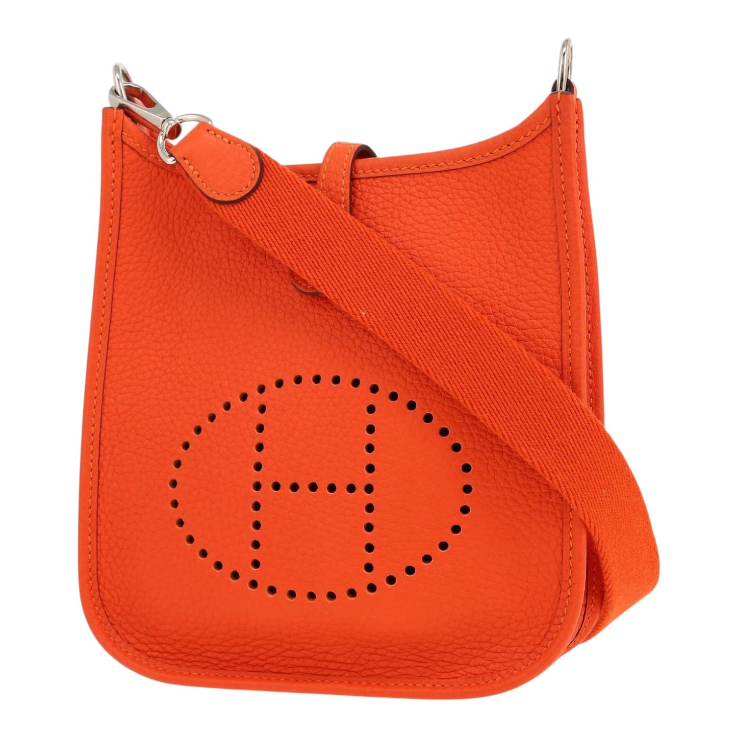 Hermès Mini Evelyne 16 Cross Body Bag in Orange - NEW