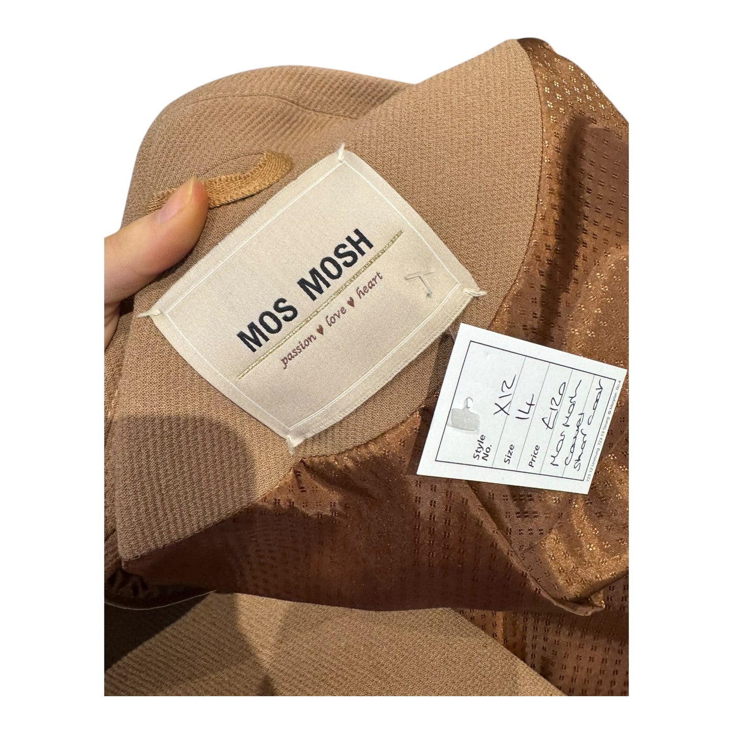 Mos Mosh Camel Christie Wall Coat - 14