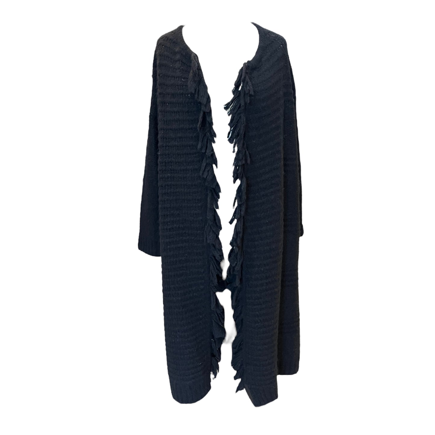 All Saints Black Longline Cardigan