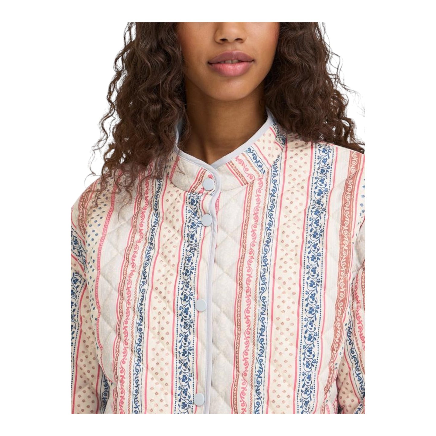Ichi Ihlivanta Striped Quilted Jacket - 12