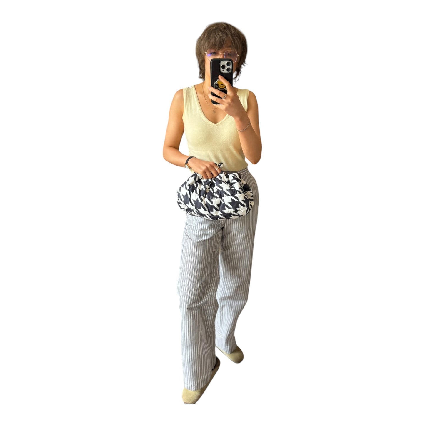 Weekend Max Mara Pasticcino Houndstooth Bag