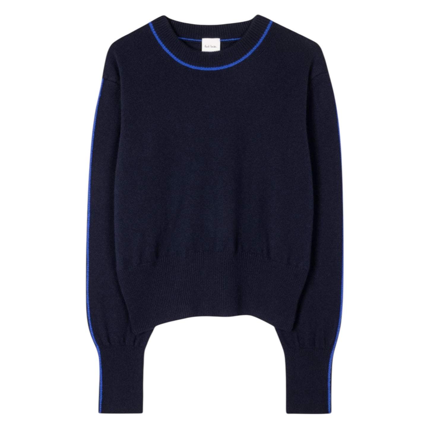 Paul Smith Navy Blue Detail Lambswool Jumper - 12/14