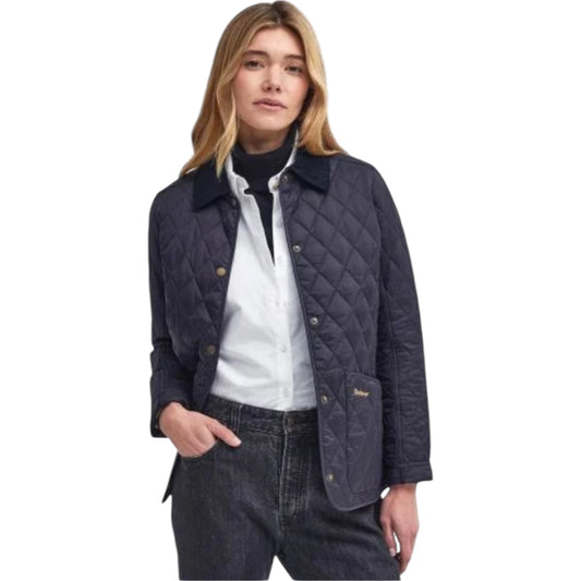 Barbour Navy Quilted Jacket - 10