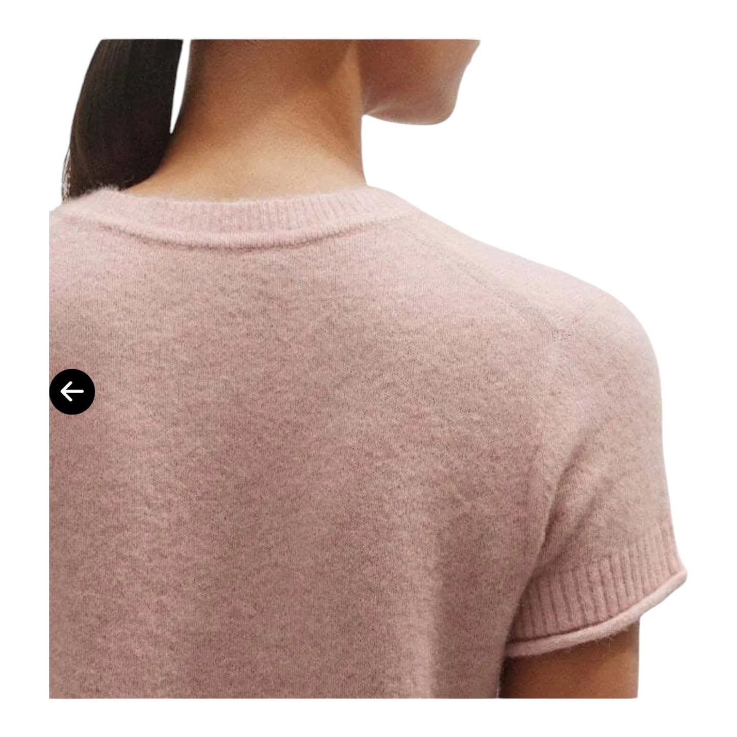 Me + Em Smoke Pink Button Through Knit Baby Tee - 10/12