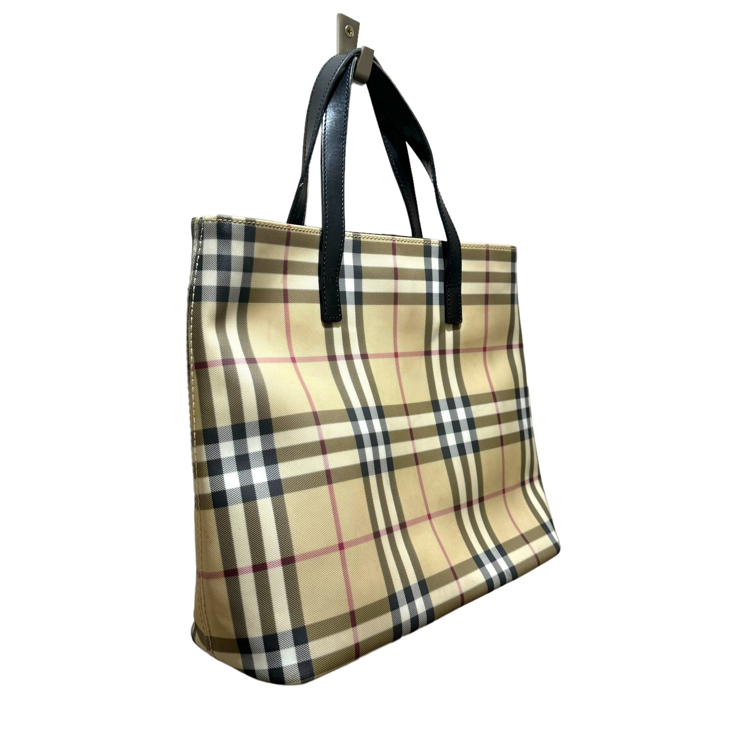 Burberry Check Tote Bag