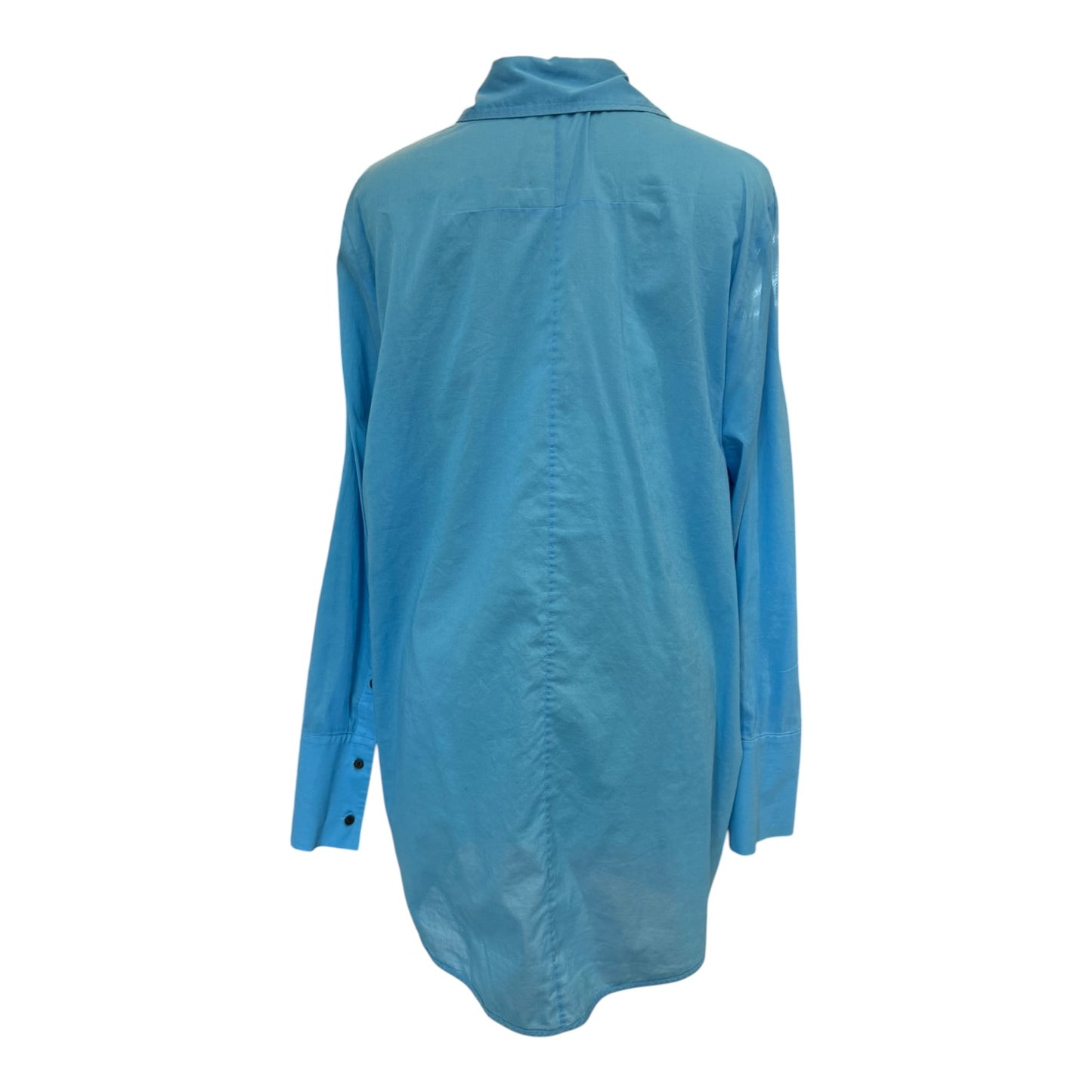 COS Blue Oversized Longline Shirt - 12