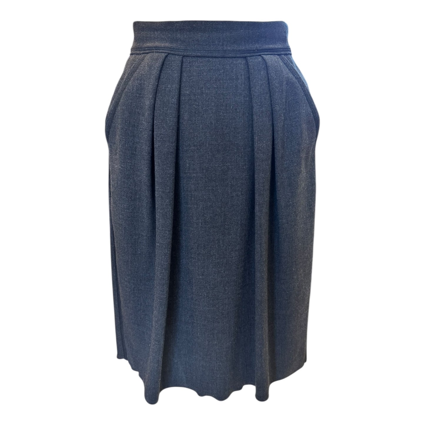 Dolce & Gabbana Wool Knee Length Skirt - 10
