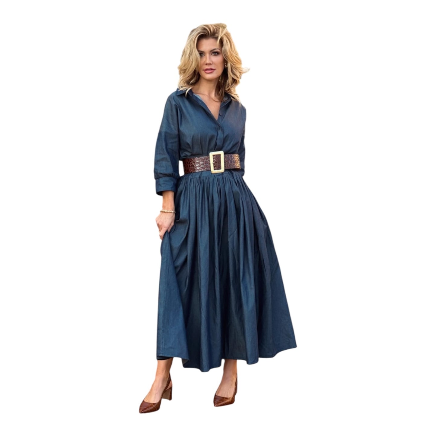 Marielle Stokkelaar Penelope Jeans Dress - one size, up to 16
