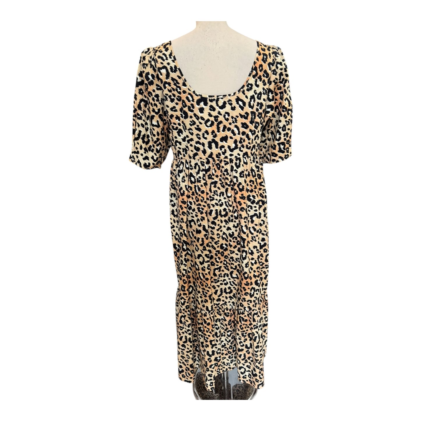 Kitri Animal Print Cotton Dress - 14