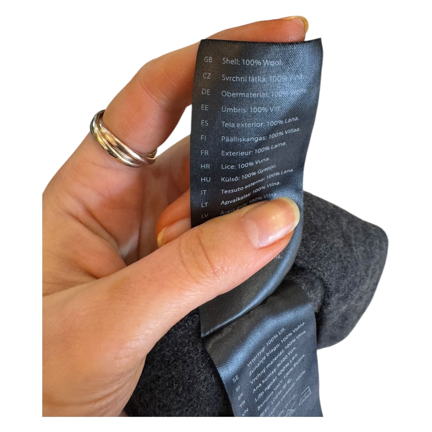 COS Grey Wool Dress - 10/12