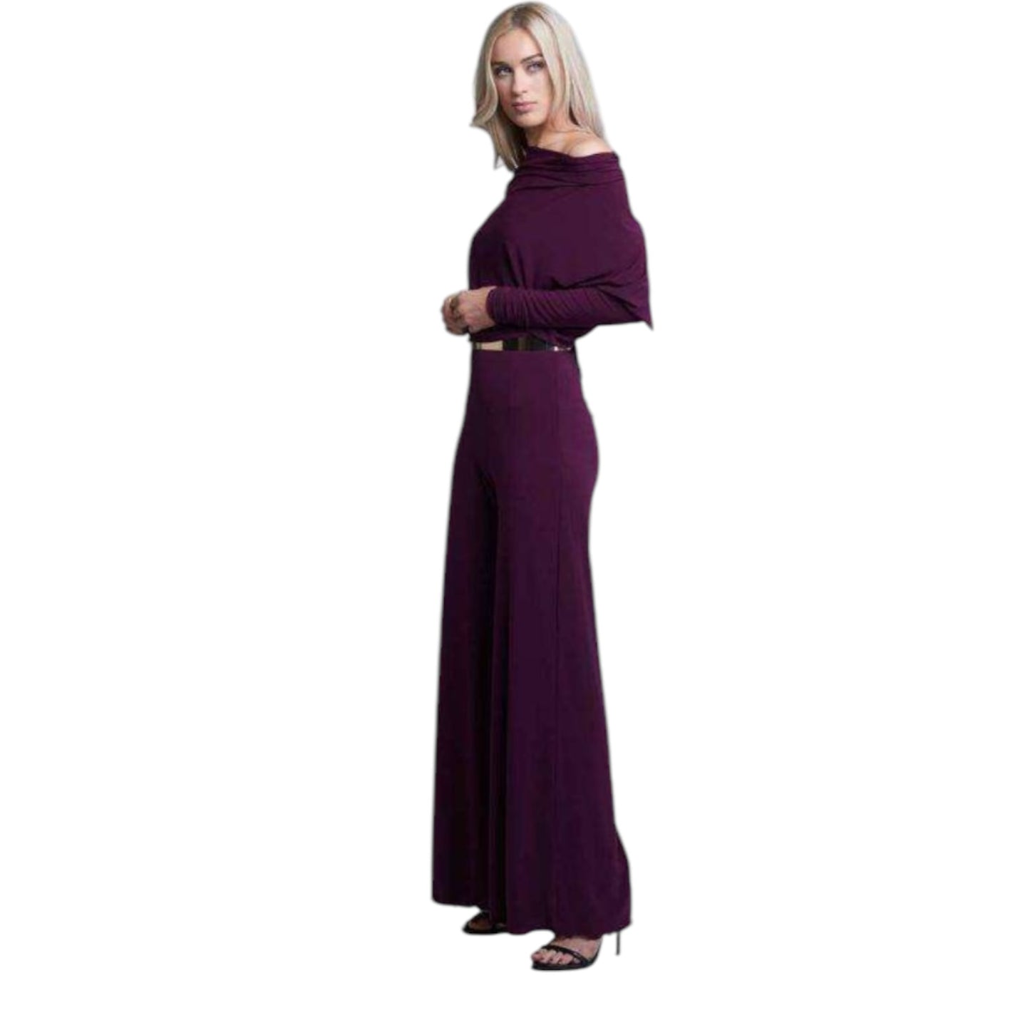 NEW Kevan Jon Maroon Jumpsuit - 10